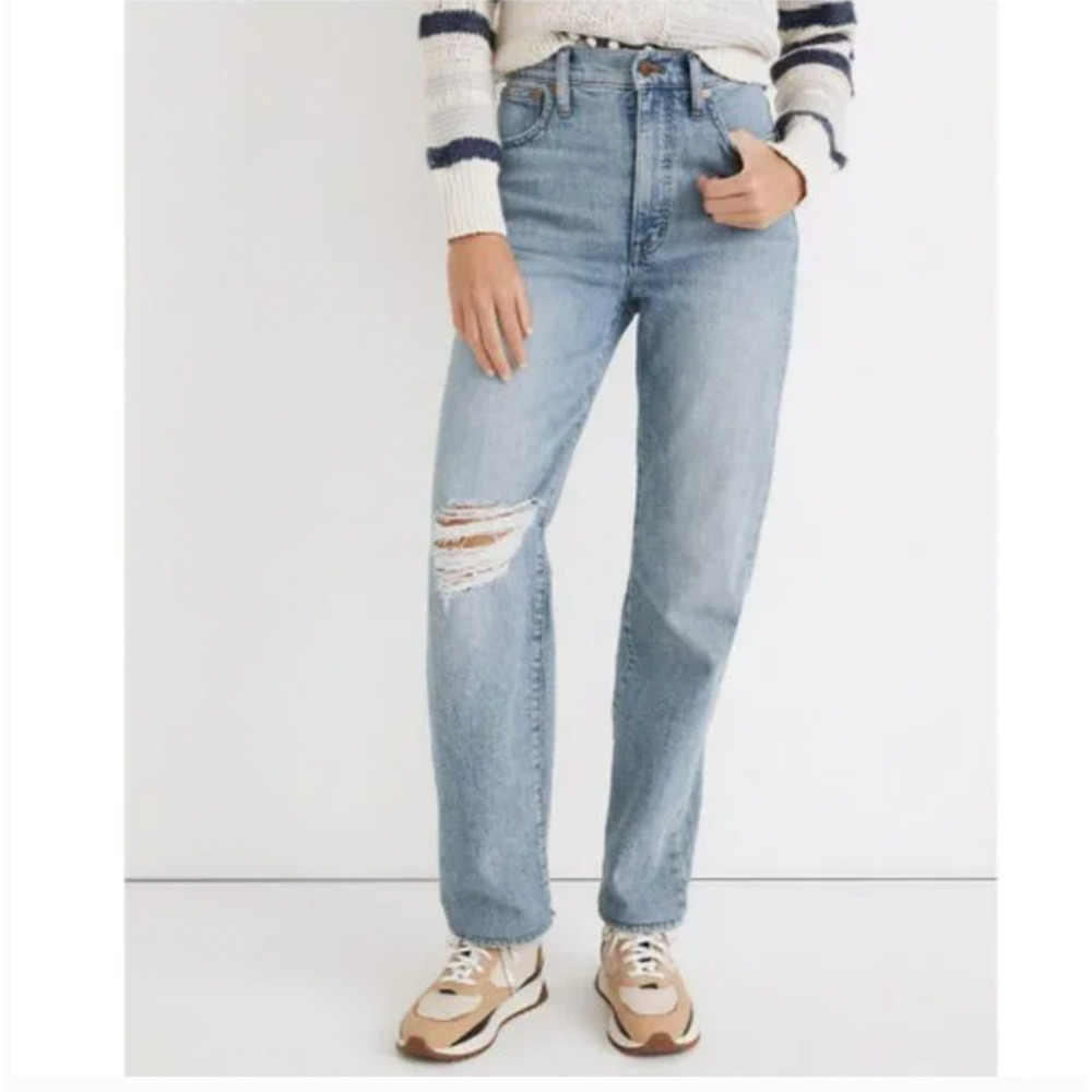 Madewell The Perfect Vintage Straight Jean in Reinhart Wash Size 26